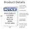Signmission High Visibility Clothing Or Vest, 12 in W x Rectangle, Plastic OS-2PACK-NS-P-1218-V-13499 - alternate 4